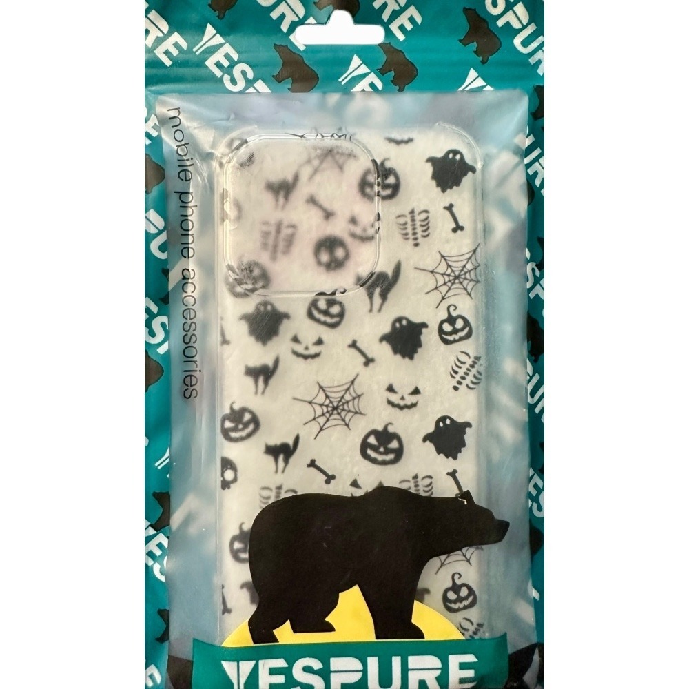 YESPURE iPhone 15 Pro Case Halloween Print Protective‎ Phone Cover